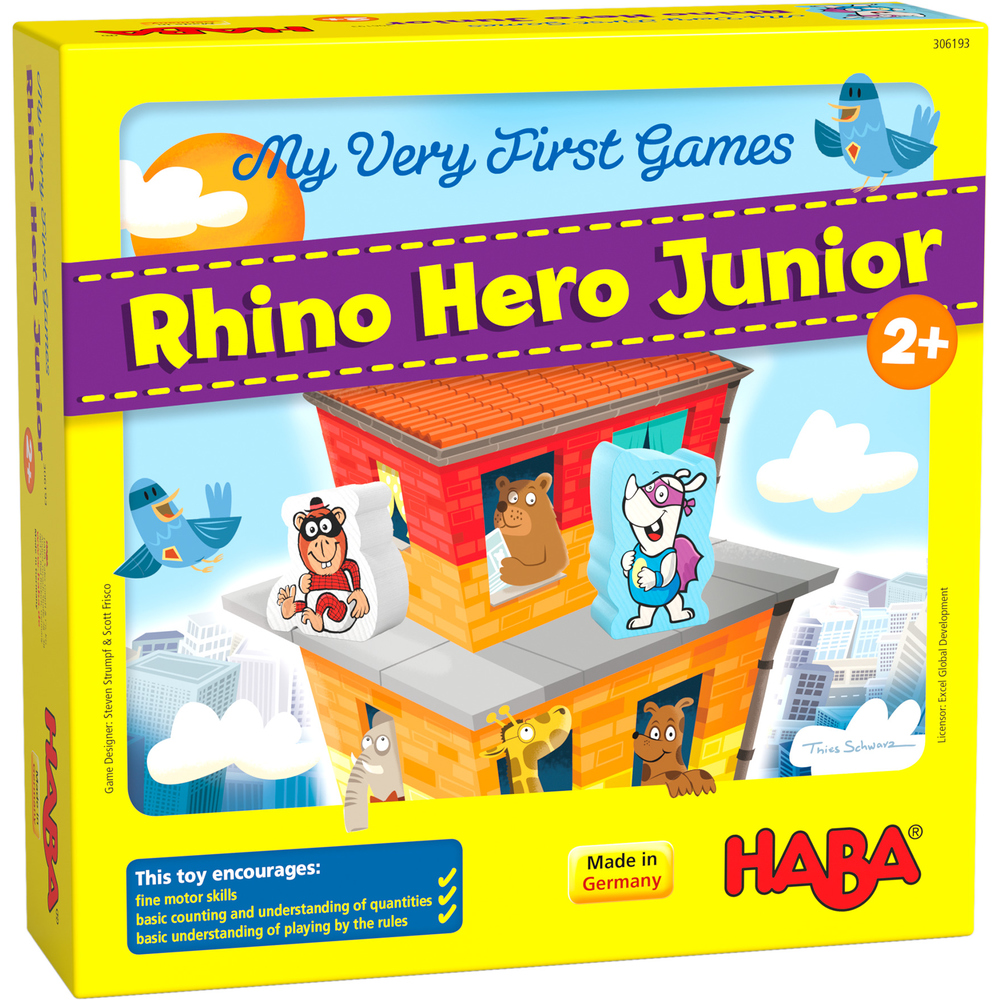 Haba Moja prvá hra pre deti Rhino Hero Junior
