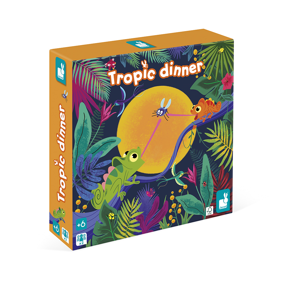 Janod Spoločenská hra pre deti Tropic dinner