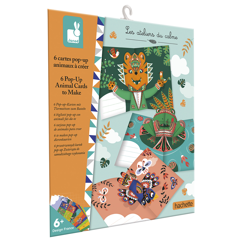 Janod Atelier Mini Kreatvna sada Origami Pohadnice so zvieratkami od 6 rokov
