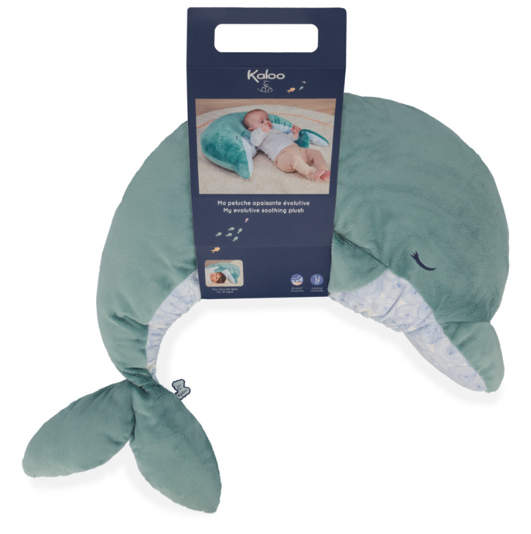 Kaloo Petit Calme Podporn vank s levanduou pre mamiku a bbtko Delfn 60 cm