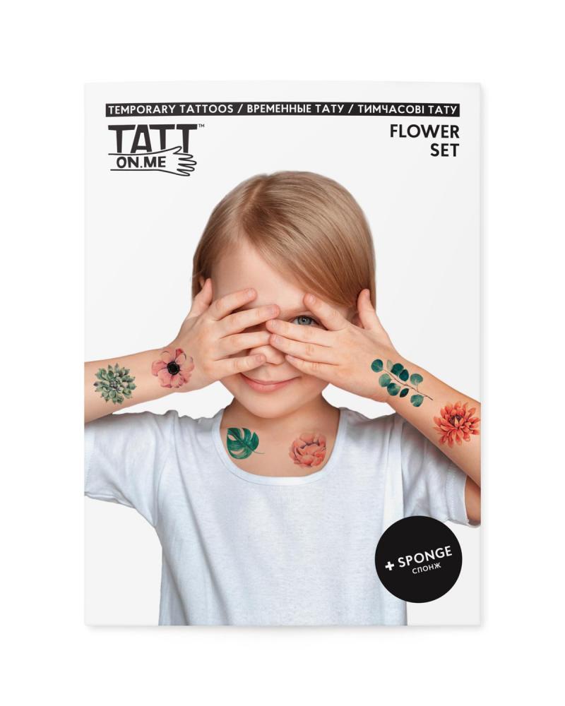 TATTonMe Tetovačky pre ženy Kvety sada