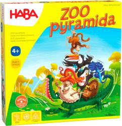 Haba Spoloensk hra pre deti na rozvoj motoriky ZOO pyramida od 4 rokov SK CZ verzia