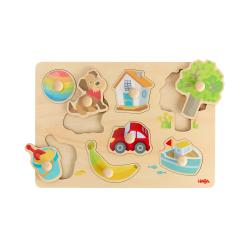 Haba Dreven vkladacie puzzle s chytom Prv slov
