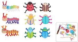 Haba Craft Kit Kreatvna sada Prv tvorenie s chlpatmi drtikmi Chrobiky a stonoky
