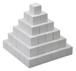 Haba EDU Drevené stavebné kocky biele 500 ks 