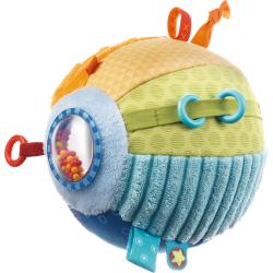 Haba Textilná lopta s aktivitami pre najmenších Farby