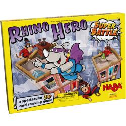 Haba Spoločenská hra pre deti Rhino Hero Super Bitka