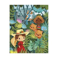 Janod Umeleck puzzle v kufrku Rousseau 3