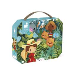 Janod Umeleck puzzle v kufrku Rousseau 100 ks