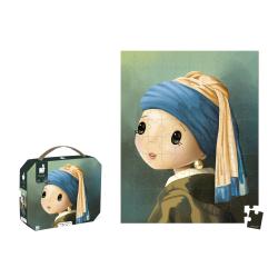 Janod Umeleck puzzle v kufrku Vermeer 1
