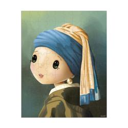 Janod Umeleck puzzle v kufrku Vermeer 2