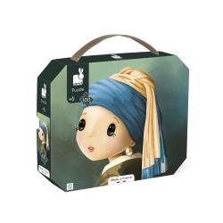 Janod Umeleck puzzle v kufrku Vermeer 100 ks