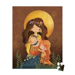 Janod Umeleck puzzle pre deti v kufrku Klimt 100 ks 2