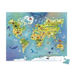 Janod Puzzle Mapa sveta 2