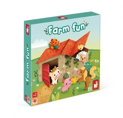Janod Spoločenská hra pre deti Zábava na farme