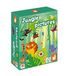 Janod Logická hra pre deti Obrázky z džungle