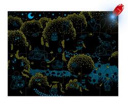 Janod Magick puzzle Les s baterkou 24 ks