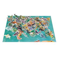 Janod Vzdelvacie puzzle Dinosaury 200 ks