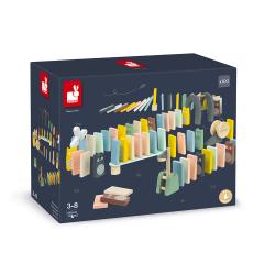 Janod Cocoon Dreven kocky Padajce domino 100 ks stavebnica 6