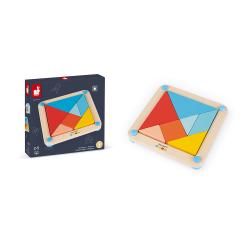 Janod Montessori Dreven hraka Origami Tangram s predlohami 9