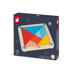 Janod Montessori Dreven hraka Origami Tangram s predlohami 2