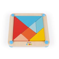 Janod Montessori Dreven hraka Origami Tangram s predlohami 4