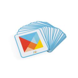 Janod Montessori Dreven hraka Origami Tangram s predlohami 7