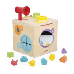 Janod Sensory Dreven didaktick kocka MultiActivity 3