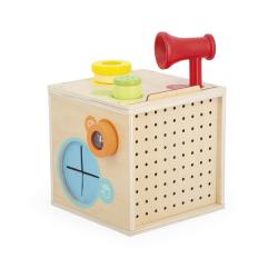 Janod Sensory Dreven didaktick kocka MultiActivity 5