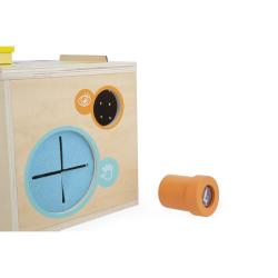 Janod Sensory Dreven didaktick kocka MultiActivity 12