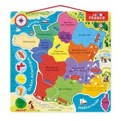 Janod Magnetick mapa Franczsko na zavesenie 3