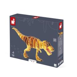 Janod Dreven 3D puzzle Dinosaurus T-Rex Dino 27 ks 7