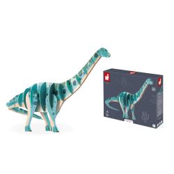 Janod Drevené 3D puzzle Dinosaurus Diplodocus Dino 42 ks