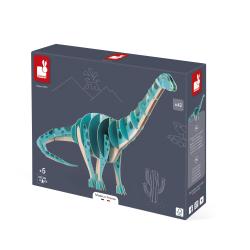 Janod Dreven 3D puzzle Dinosaurus Diplodocus Dino 42 ks 7