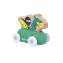 Janod Cross roads Dreven auto na tlaenie s drakom zelen