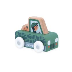 Janod Cross roads Dreven auto na tlaenie Safari auto zelen