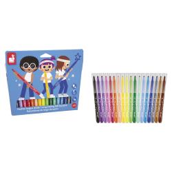 Janod Colorino Detsk fixky 18 farieb od 3 rokov