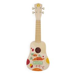 Janod Drevený hudobný nástroj ukulele Sunshine