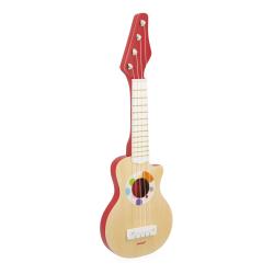 Janod Drevený hudobný nástroj pre deti Rock gitara Confetti 4