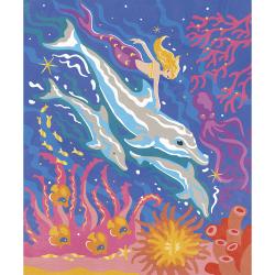 Janod Atelier Sada Maxi Maľovanie s číslami Delfíny 5