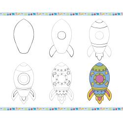 Janod Step by step Kreatvna sada Kreslenie krok za krokom s fixkami 15
