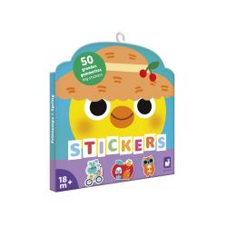 Janod Stickers Vek samolepky Jar 50 ks od 1,5 roka