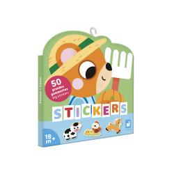Janod Stickers Vek samolepky Farma 50 ks od 1,5 roka
