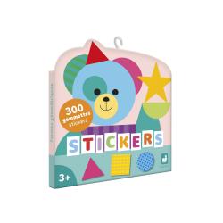 Janod Stickers Samolepky Geometrick tvary 300 ks od 3 rokov