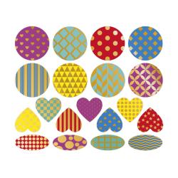 Janod Samolepky Geometrick tvary 150 ks 5