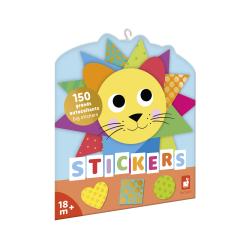 Janod Stickers Samolepky Geometrick tvary 150 ks od 1,5 roka