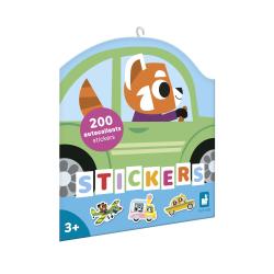 Janod Stickers Samolepky Dopravn prostiedky 200 ks od 3 rokov
