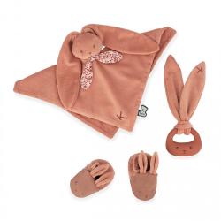 Kaloo Lap Darekov sada pre bbtko s hrklkou hryztkom a capakami terracotta