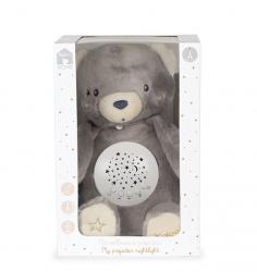 Kaloo Plyšový medveď s nočným svetlom projektorom a hudbou Home 32 cm 6