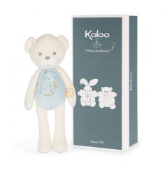 Kaloo Plyov medve s hudbou modr Perle 35 cm